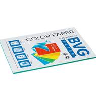 Бумага цветная BVG, А4, 80г, 50л/уп, зеленая, медиум
