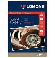 Бумага Lomond Premium А4, 240г, 20л, супер глянцевая 1105100