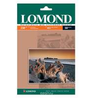 Фотобумага Lomond для струйной печати, А5, 230г, 50л, матовая, односторонняя 0102069