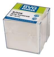 Блок для заметок BVG 9x9x9 см, в боксе, белый