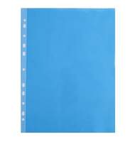 Папка-карман цветная синяя Премиум, А4+, глянец, 30мкм, 50шт/уп