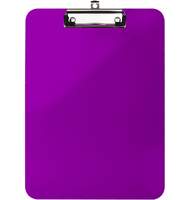 Планшет с верхним зажимом сверхпрочный, А4, PS пластик 2,3 мм, фиолетовый