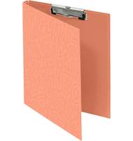 Папка-планшет с крышкой Lamark Delight Time А4, с верхним зажимом, ламинированный картон, УФ-лак, корешок 10 мм, цвет мускатная дыня