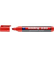 Маркер перманент Edding 330/002, 1-5мм, красный