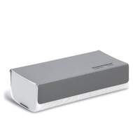 Стиратель магнитный со сменными салфетками, для белых досок, серый.