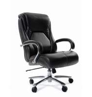 Офисное кресло Chairman 402 Россия кожа черная