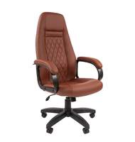 Офисное кресло Chairman 950 LT Россия экопремиум коричневый