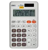 Калькулятор карманный Deli EM120,12-р, дв.пит., 118x70мм, белый