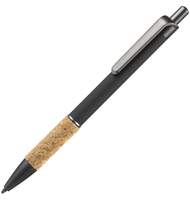 Ручка шариковая Cork, черная