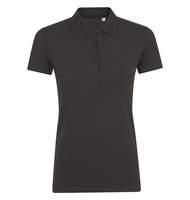 Рубашка поло женская PHOENIX WOMEN темно-серый меланж, размер L