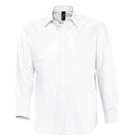 Рубашка мужская с длинным рукавом BOSTON белая, размер XXL