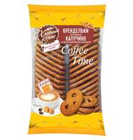 Печенье сдобное Крендельки Хлебный спас Coffe Time со вкусом капучино, 320г
