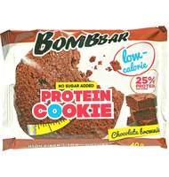 Печенье Bombbar протеиновое низкокаллорийное шоколадный брауни, 40г