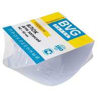 Блок для заметок BVG 9x9x4,5 см, премиум,  витой проклеенный, белый