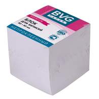 Блок для заметок BVG 9x9x9 см, премиум, , белый