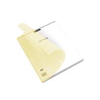 Тетрадь общая ученическая с пластиковой обложкой на скобе ErichKrause Классика CoverPrо Pastel, желтый, А5+, 48 листов, клетка