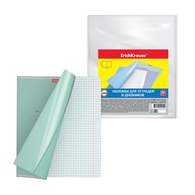 Набор пластиковых обложек ErichKrause Fizzy Clear для тетрадей и дневников, 212х347мм, 50 мкм 