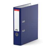 Папка-регистратор Erich Krause Стандарт, сверху пластик, внутри - картон, 70 мм, синий