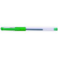 Ручка гелевая Dolce Costo, 0,5мм, прозрачный корпус с резиновым держателем, зеленая D00224