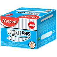 Мел MAPED WHITE'PEPS белый, круглый, 100шт