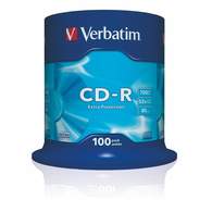 Диски Verbatim CD-R 700 Мб 52*Cake/100 43411