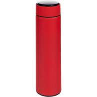 Смарт-бутылка c заменяемой батарейкой Long Therm Soft Touch, красный