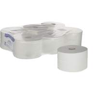 Бумага туалетная для диспенсеров Luscan Professional с ЦВ 2сл бел цел 215м 6 рул/уп