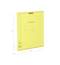 Тетрадь школьная ученическая с пластиковой обложкой на скобе ErichKrause Классика CoverPrо Neon, желтый, А5+, 18 листов, клетка