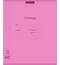 Тетрадь школьная ученическая с пластиковой обложкой на скобе ErichKrause Классика CoverPrо Neon, розовый, А5+, 12 листов, линейка