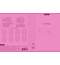 Тетрадь школьная ученическая с пластиковой обложкой на скобе ErichKrause Классика CoverPrо Neon, розовый, А5+, 18 листов, клетка