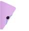 Папка-регистратор Berlingo "Eclipse", 80мм, 2500мкм, пластик (полифом), круглый корешок, на резинке, с внутр. карманом, фиолетовая