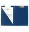 Папка-планшет BRAUBERG, А4 (340х240 мм), с прижимом и крышкой, картон/ПВХ, РОССИЯ, синяя