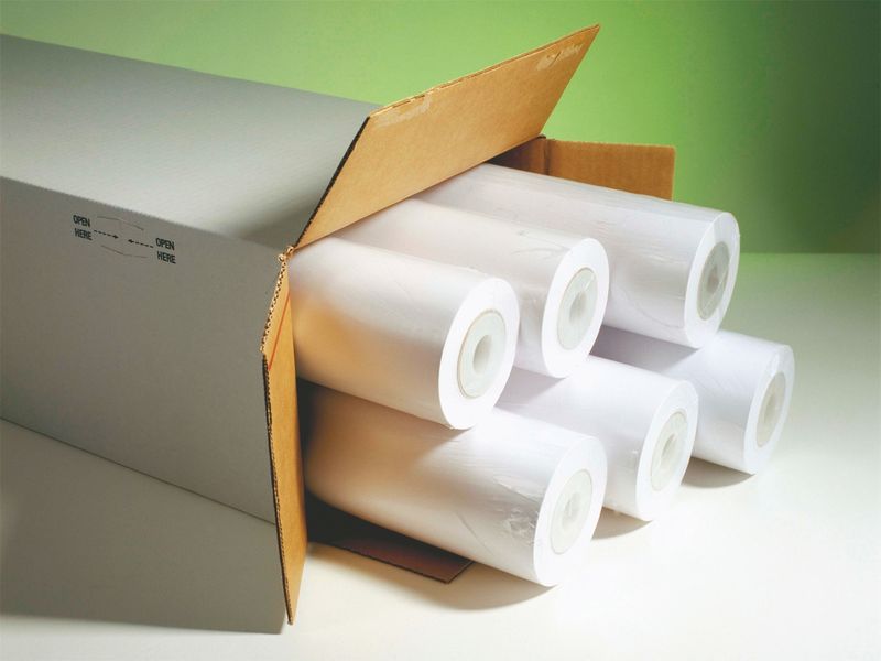 Бумага Inkjet Monochrome Paper для плоттеров в рулонах без покрытия, А1, 610мм*50,8мм*50м, 80 г/м2
