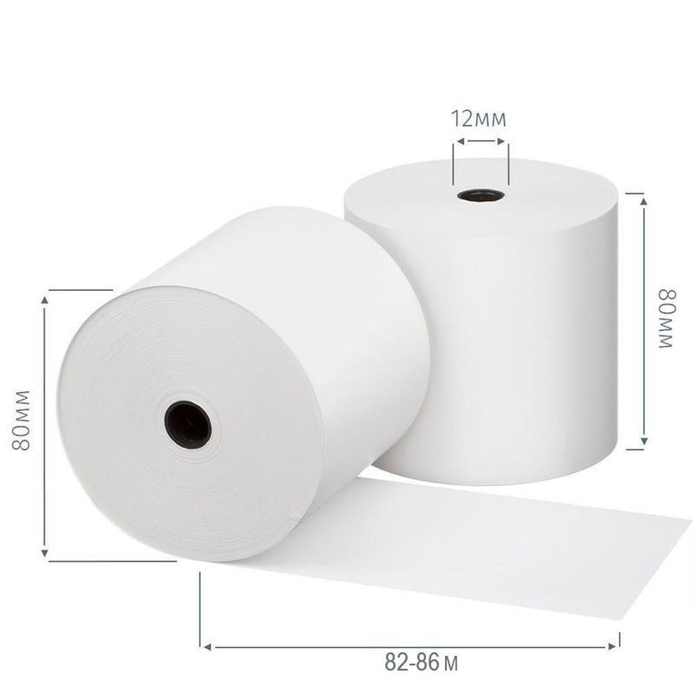 Ролики для касс Promega  80мм (диам.80,вт.12,из т/б) 