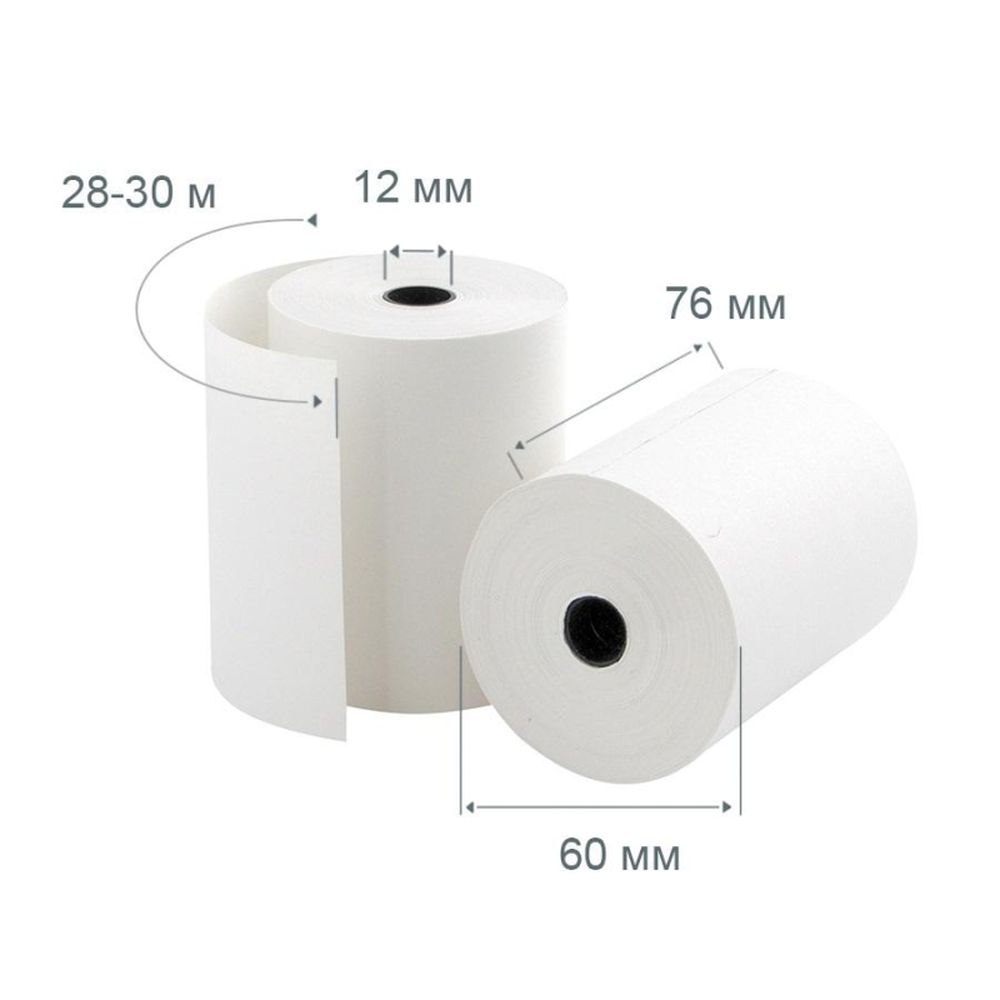 Ролики для касс Promega из офсета 76мм (диам.60,вт.12) 