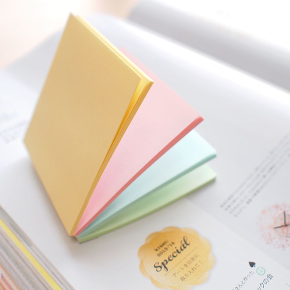 Блок самоклеящийся бумажный Stick’n Magic 21574 76x76мм 100лист. 70г/м2 пастель 4цв.в упак.