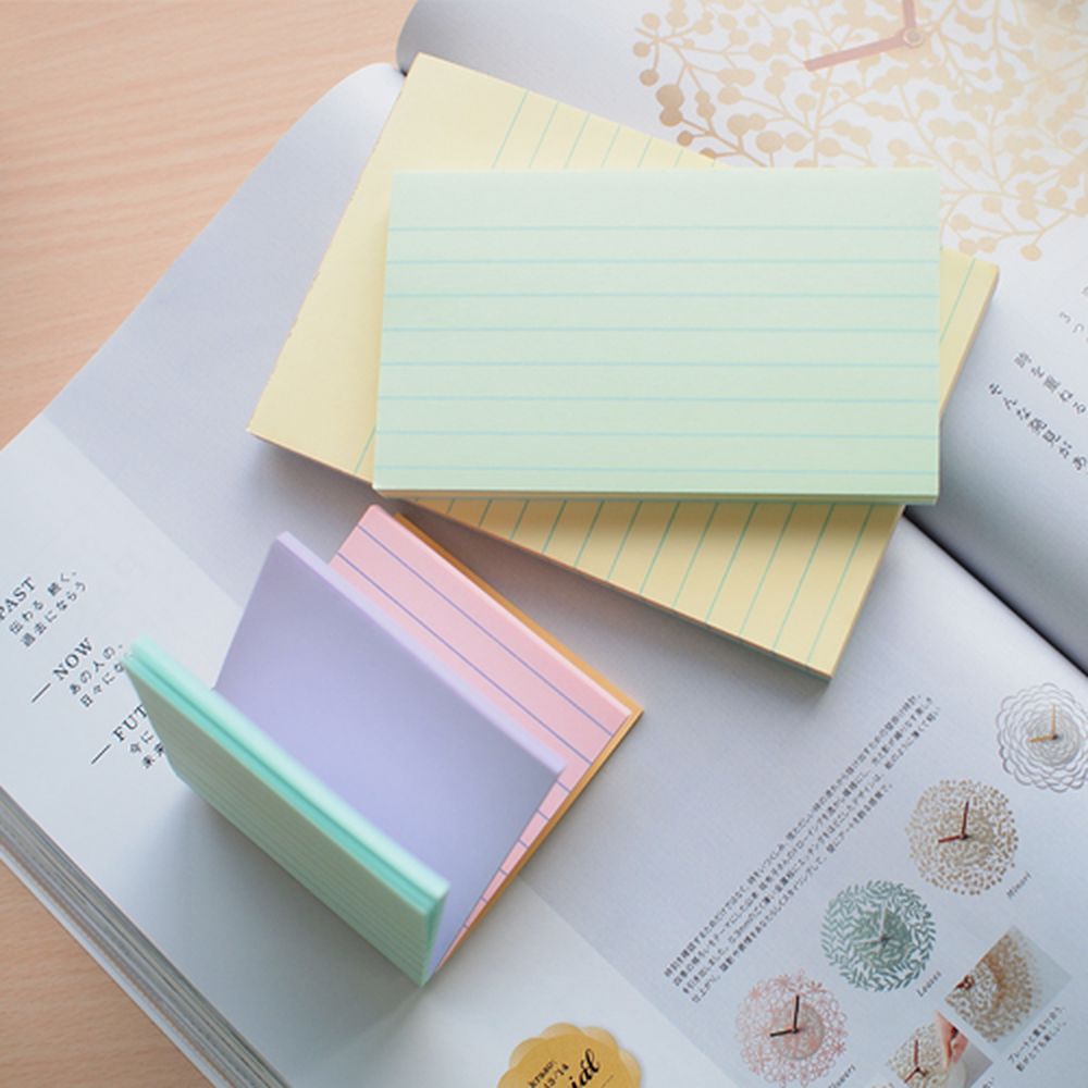 Блок самоклеящийся бумажный Stick’n Magic 21577 76x76мм 100лист. 70г/м2 пастель 4цв.в упак. в линейку