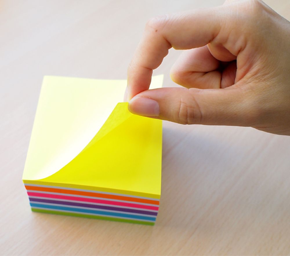 Блок самоклеящийся бумажный Stick’n 21536 76x76мм 400лист. 70г/м2 неон+пастель 4цв.в упак.