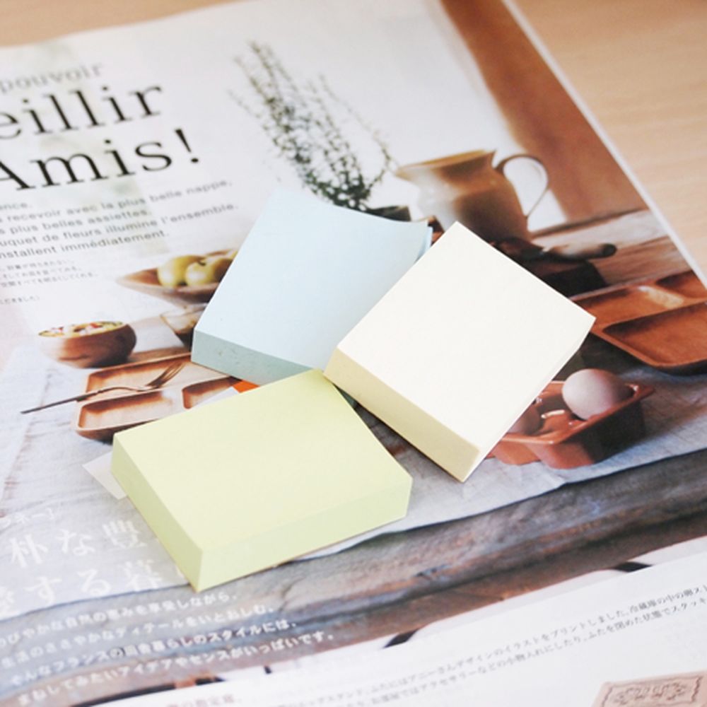 Бумага для заметок с клеевым краем STICK'N HOPAX, 38*51 мм, 12 блоков по 100 л, 3 пастельных цвета