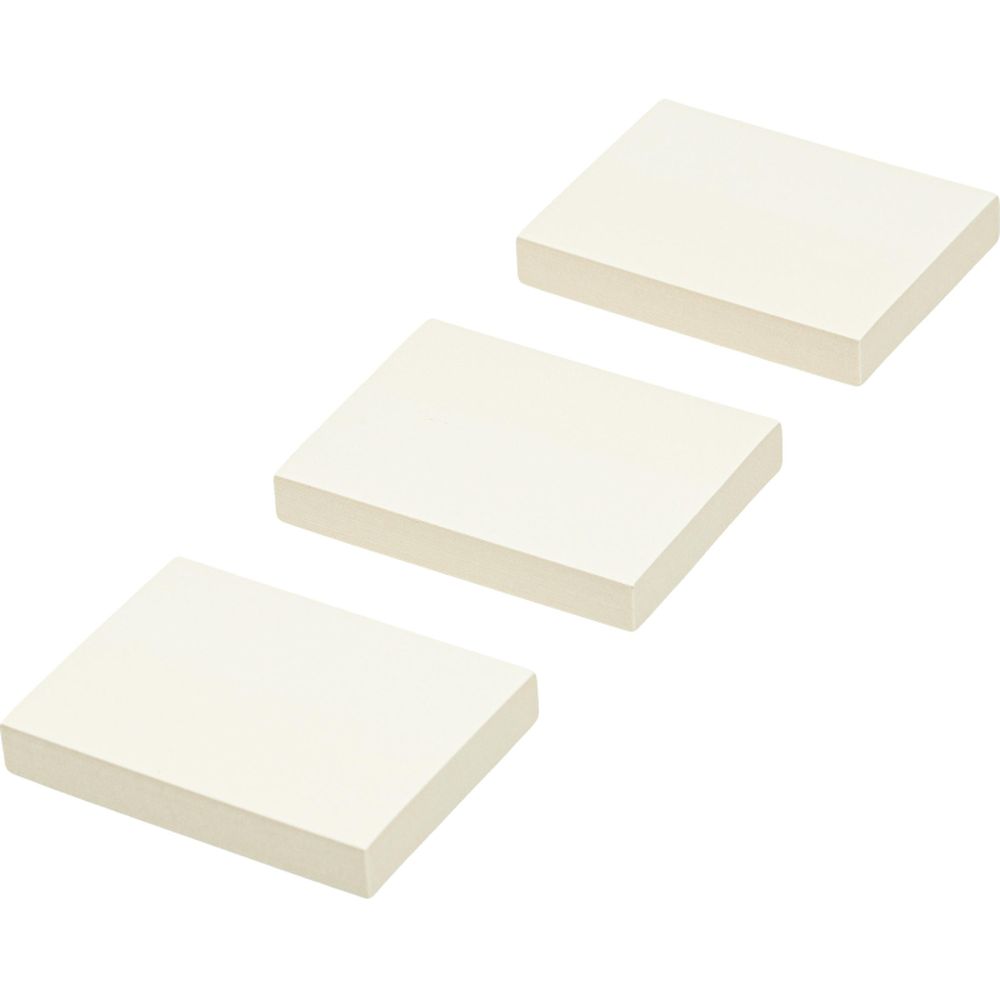 Набор самоклеящихся блоков  Attache, 38х51мм, 3шт/уп, 100л, желтый