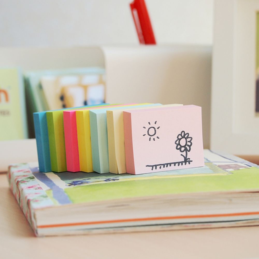 Самоклеящийся блок 76х51мм, 100л, сиреневый, STICK'N, HOPAX