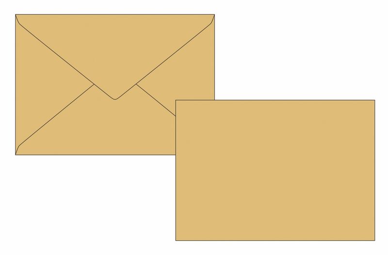 Конверт из крафт-бумаги, С6, 114*162 мм, треугл. клапан, 80 г/м2