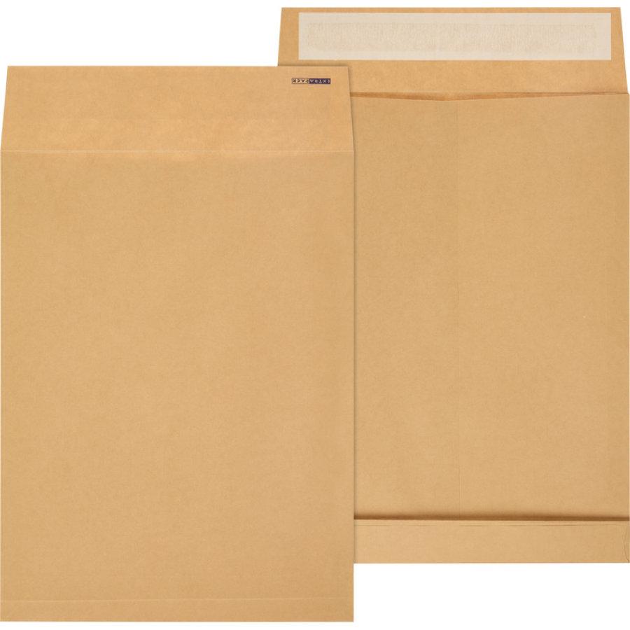 Пакет 300х400х40, стрип, Крафт, E4, Extrapack, 25шт/уп