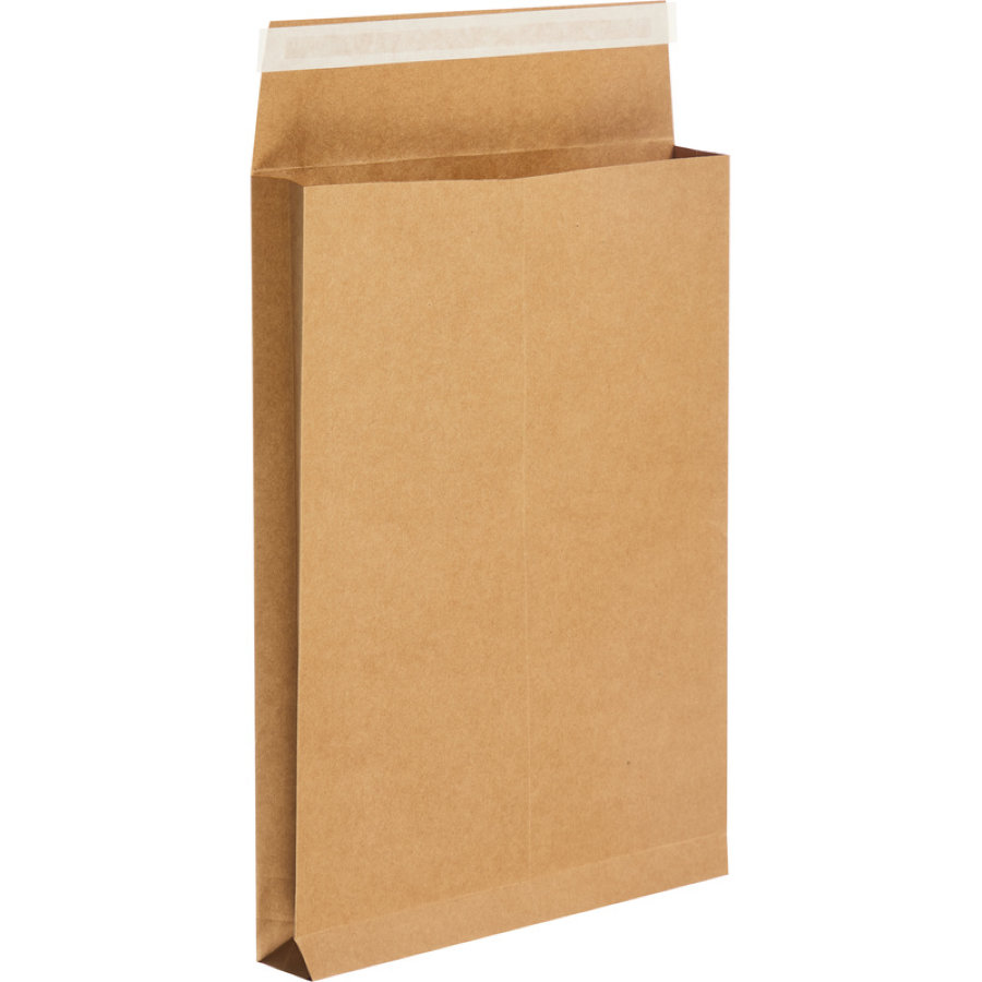 Пакет В4 250х353х40, стрип, Extrapack, крафт, с расширением