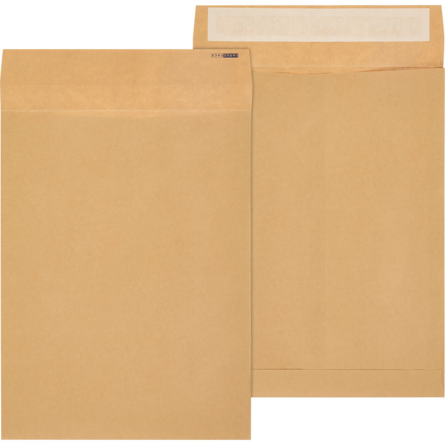 Пакет Е4 300х400х40, стрип, Extrapack, крафт, с расширением