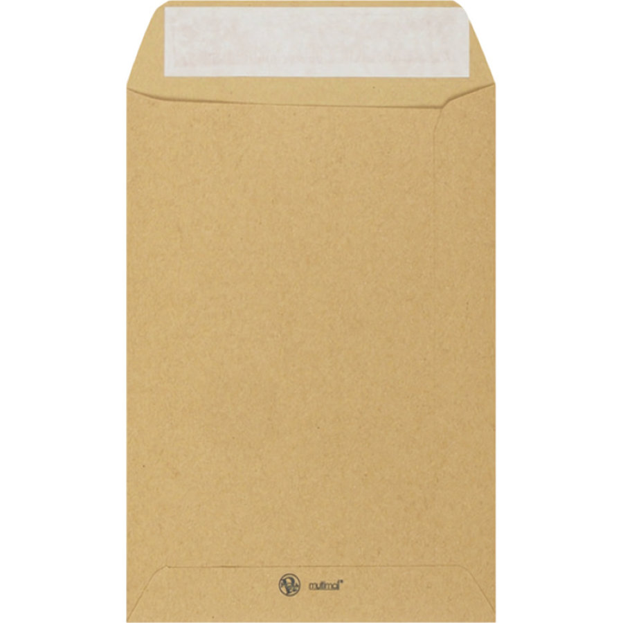 Пакет С5 160х230, стрип, Multipack, КРАФТ, 50шт/уп