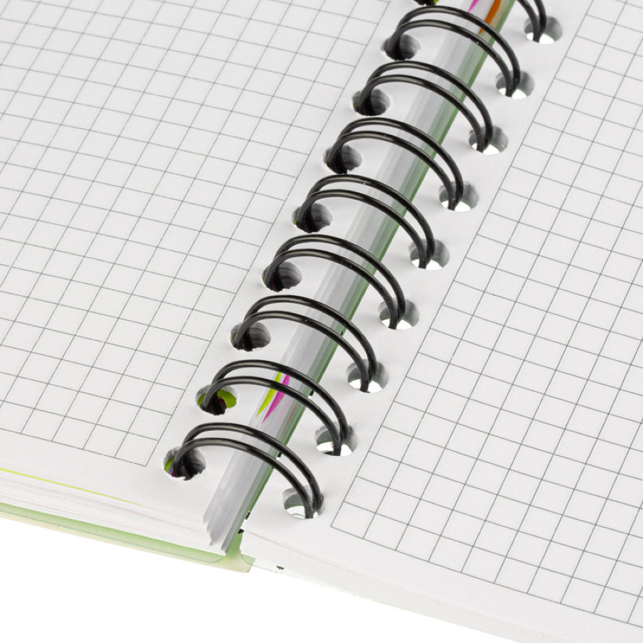 Бизнес-тетрадь Attache Selection Spiral Book A6 140 листов розовая в клетку на спирали (125x146 мм)
