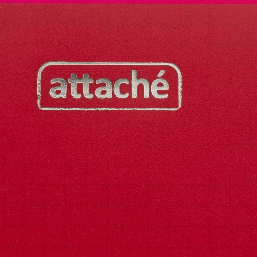 Бизнес-тетрадь А5 80 л, Attache, бордовая, в клетку, на спирали (210х150 мм) 
