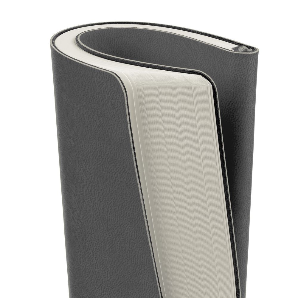 Блокнот Verso в клетку, серый