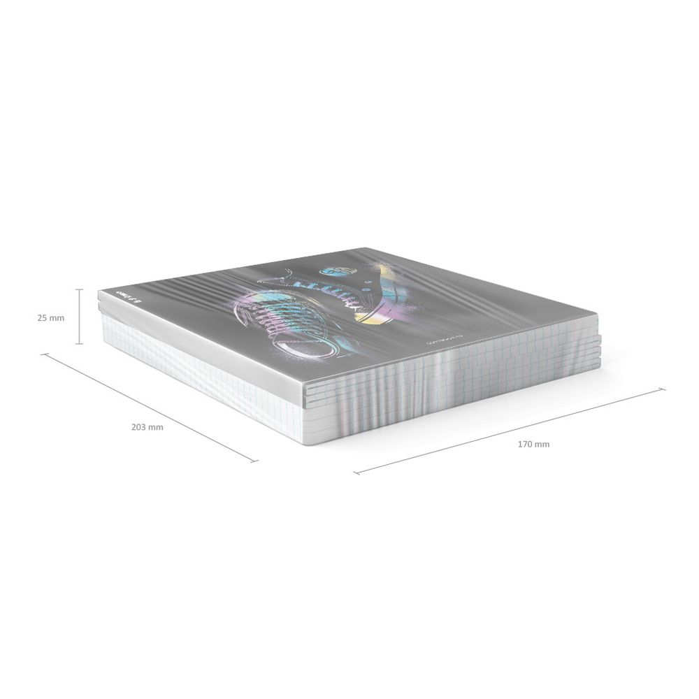 Тетрадь общая ученическая ErichKrause Sneakers, 48 листов, клетка, ламинация soft-touch+выборочный УФ-лак